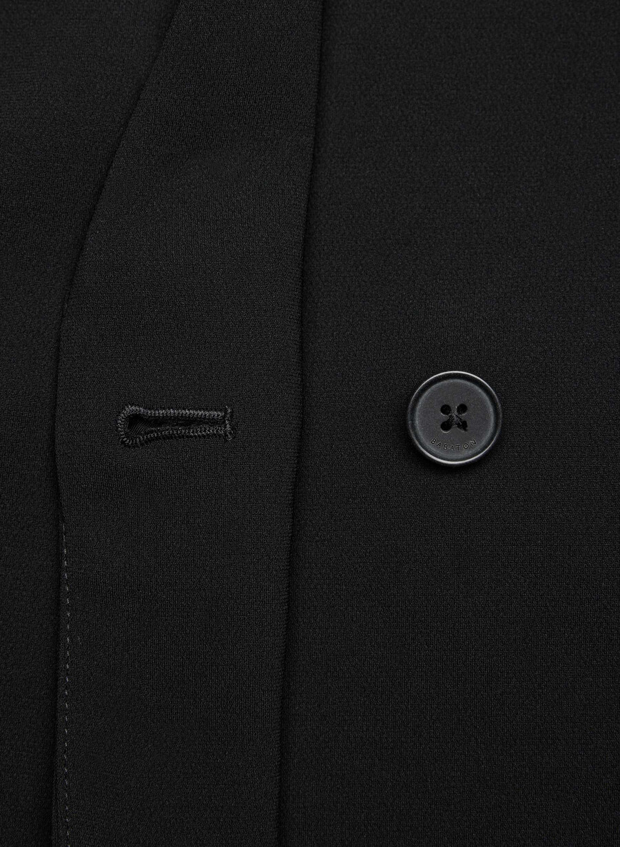 trench postage - sway crepe negru