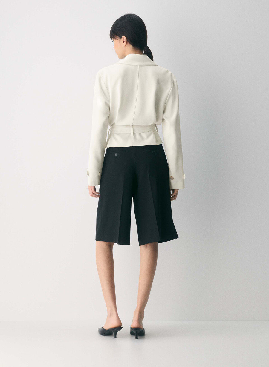 trench postage - sway crepe vintage white