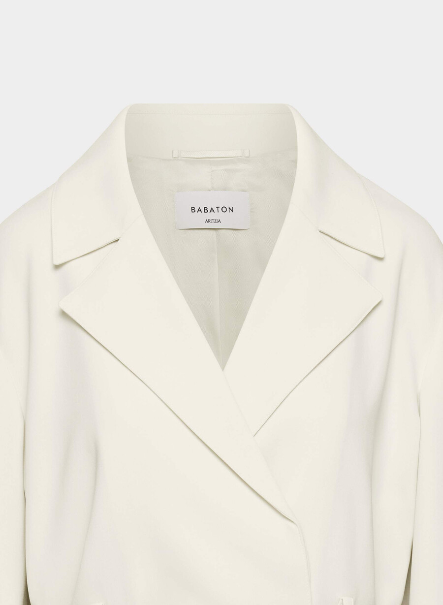 trench postage - sway crepe vintage white