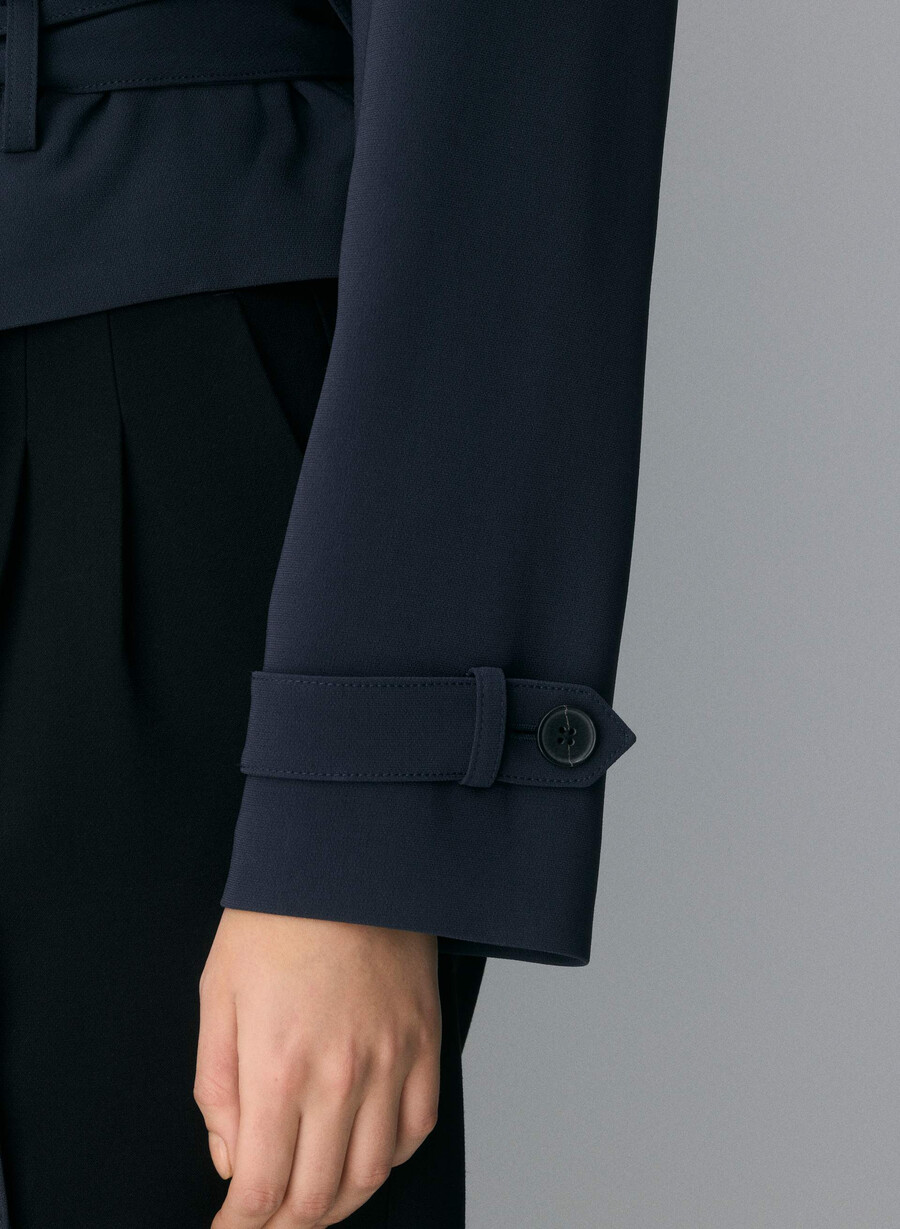 trench postage - sway crepe dark night navy
