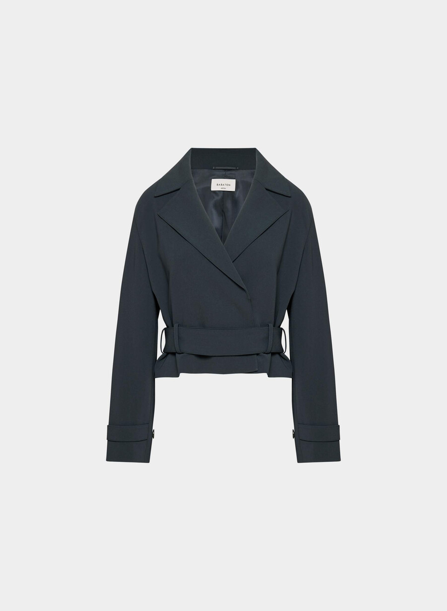trench postage - sway crepe dark night navy