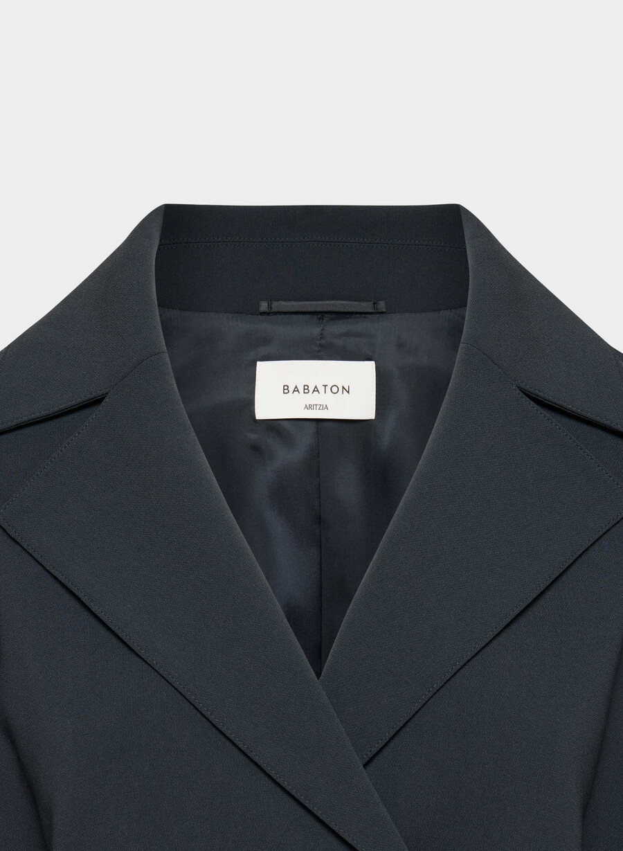 trench postage - sway crepe dark night navy
