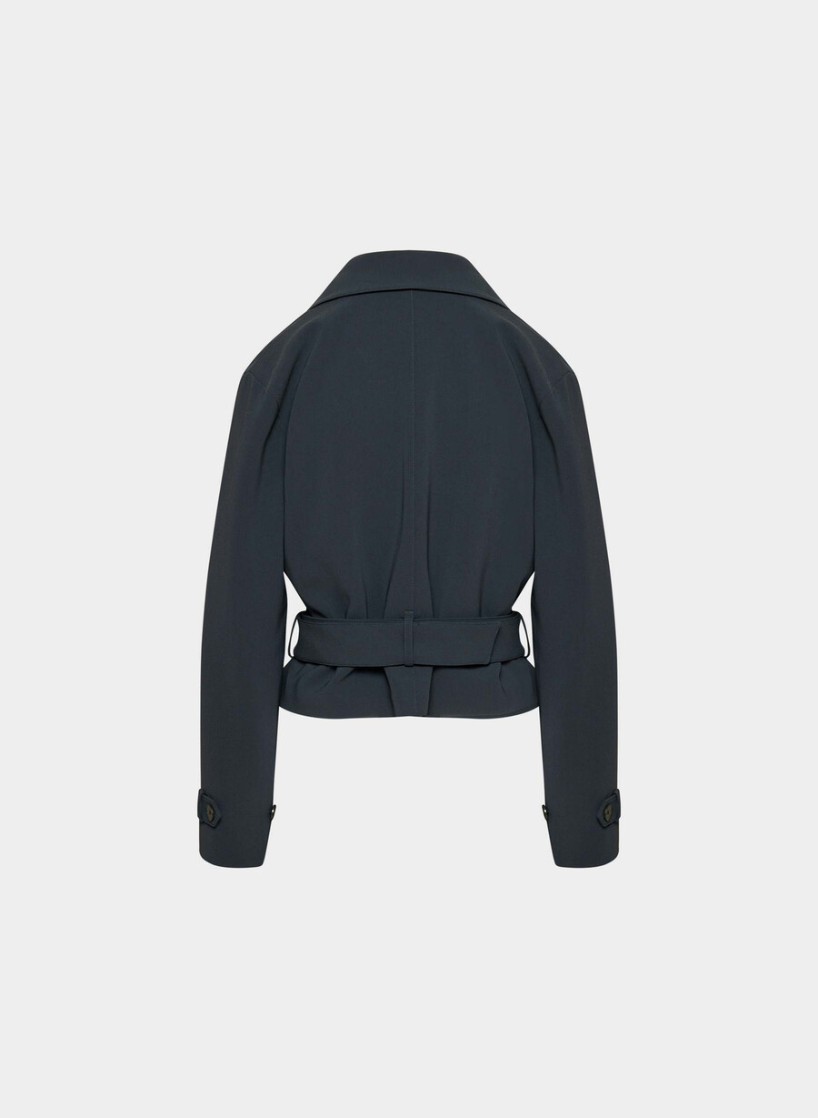 trench postage - sway crepe dark night navy