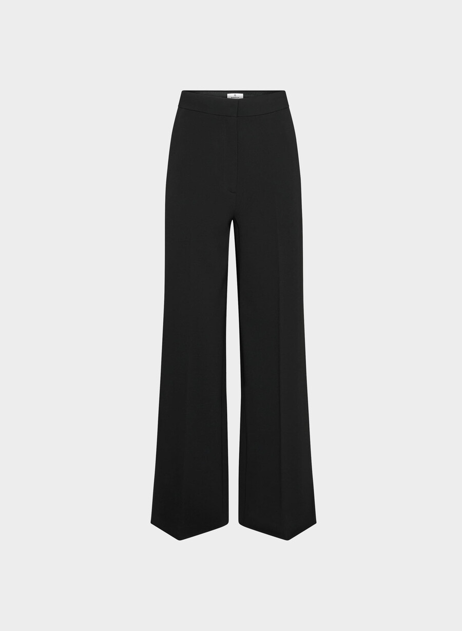 pantaloni leeway - sway crepe negri