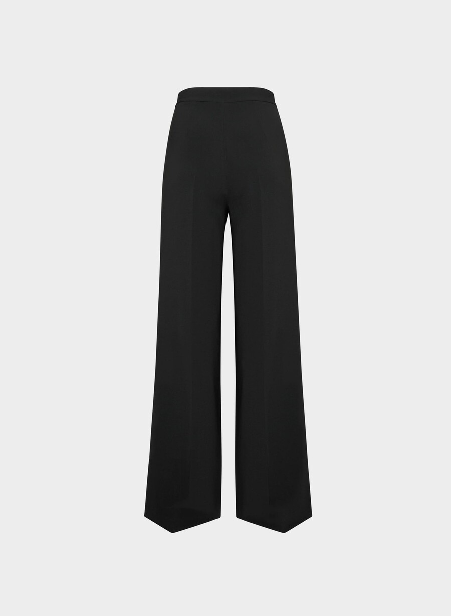 pantaloni leeway - sway crepe negri