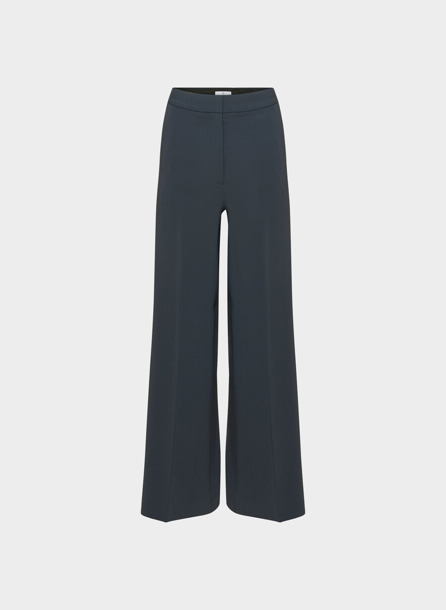 pantaloni leeway - crepe sway bleumarin Închis
