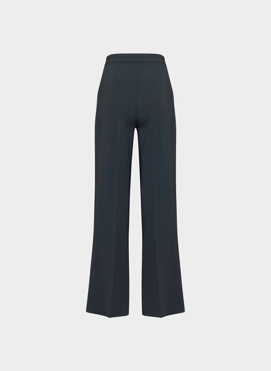 pantaloni leeway - crepe sway bleumarin Închis
