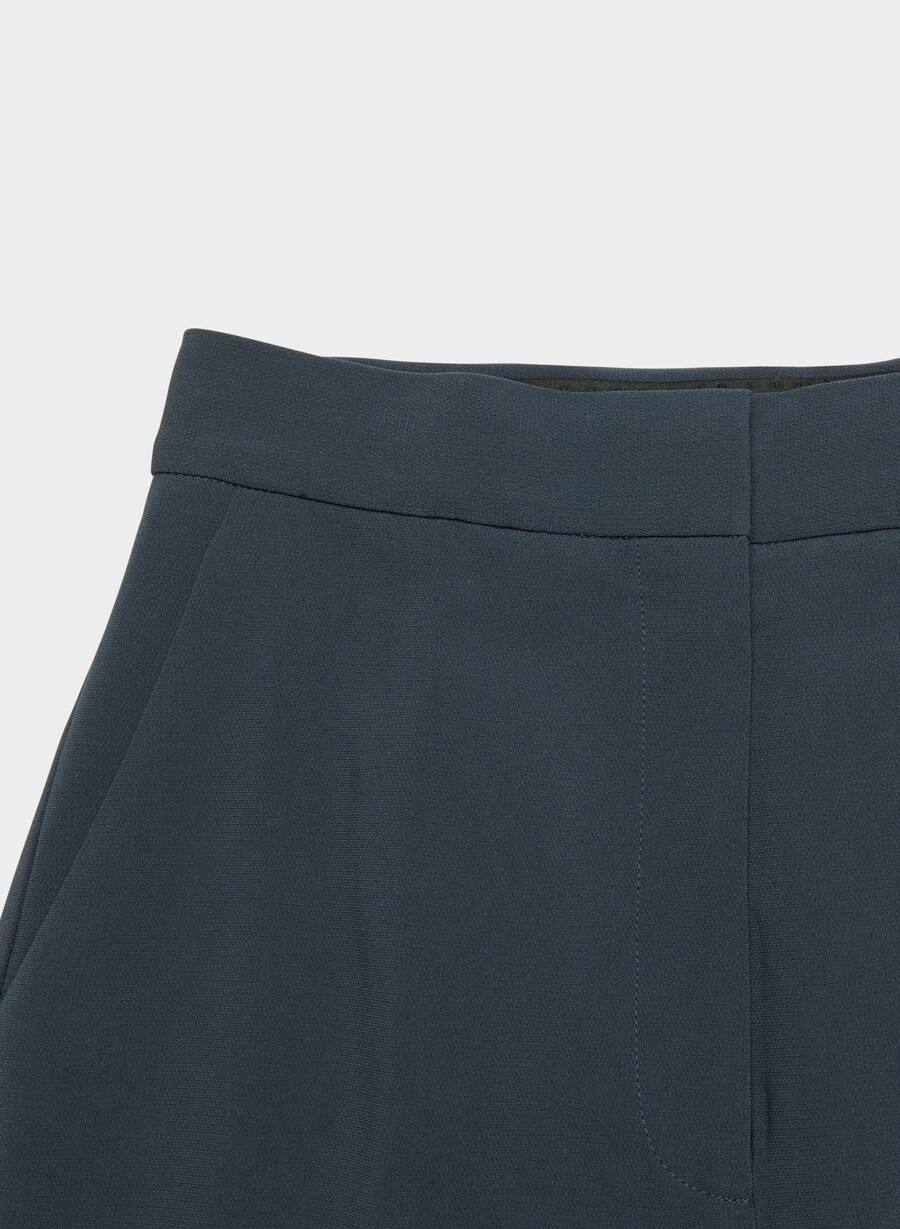 pantaloni leeway - crepe sway bleumarin Închis