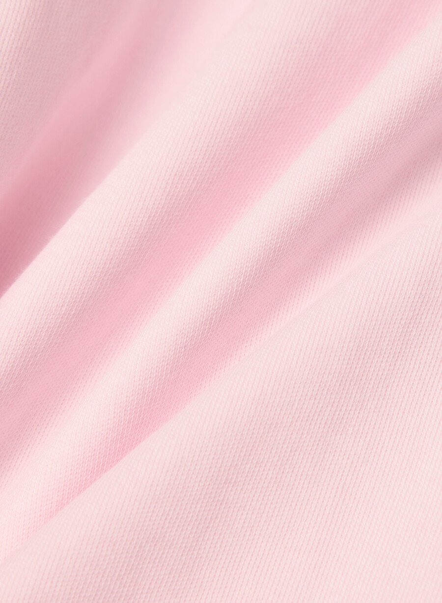 tricou funcțional din bumbac interlock villa pink