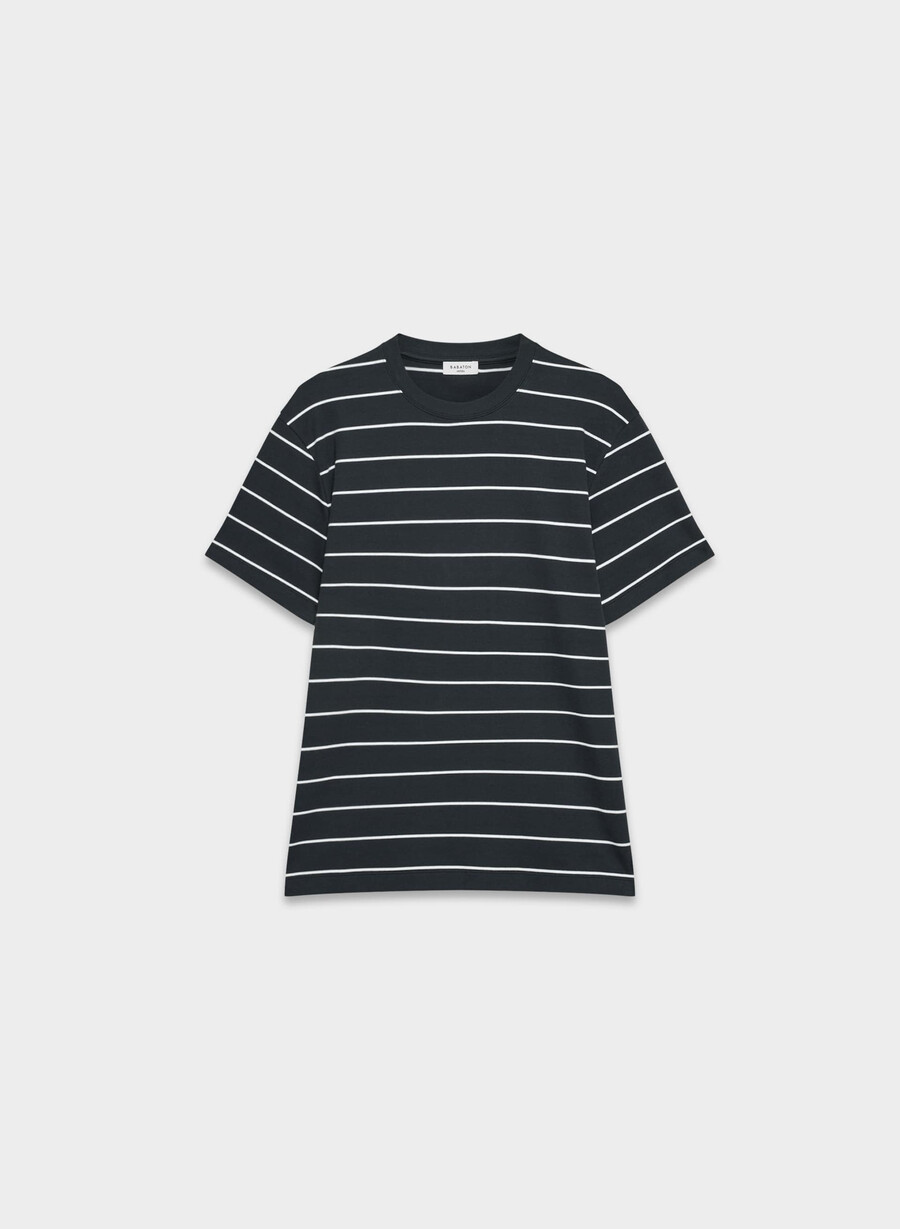 tricou interlock din bumbac pegasus bleumarin Întunecatalb
