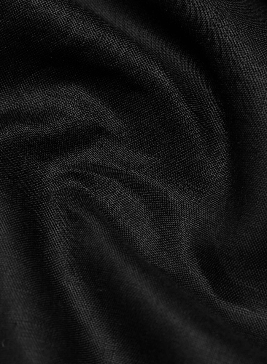 top whisper linen halter negru