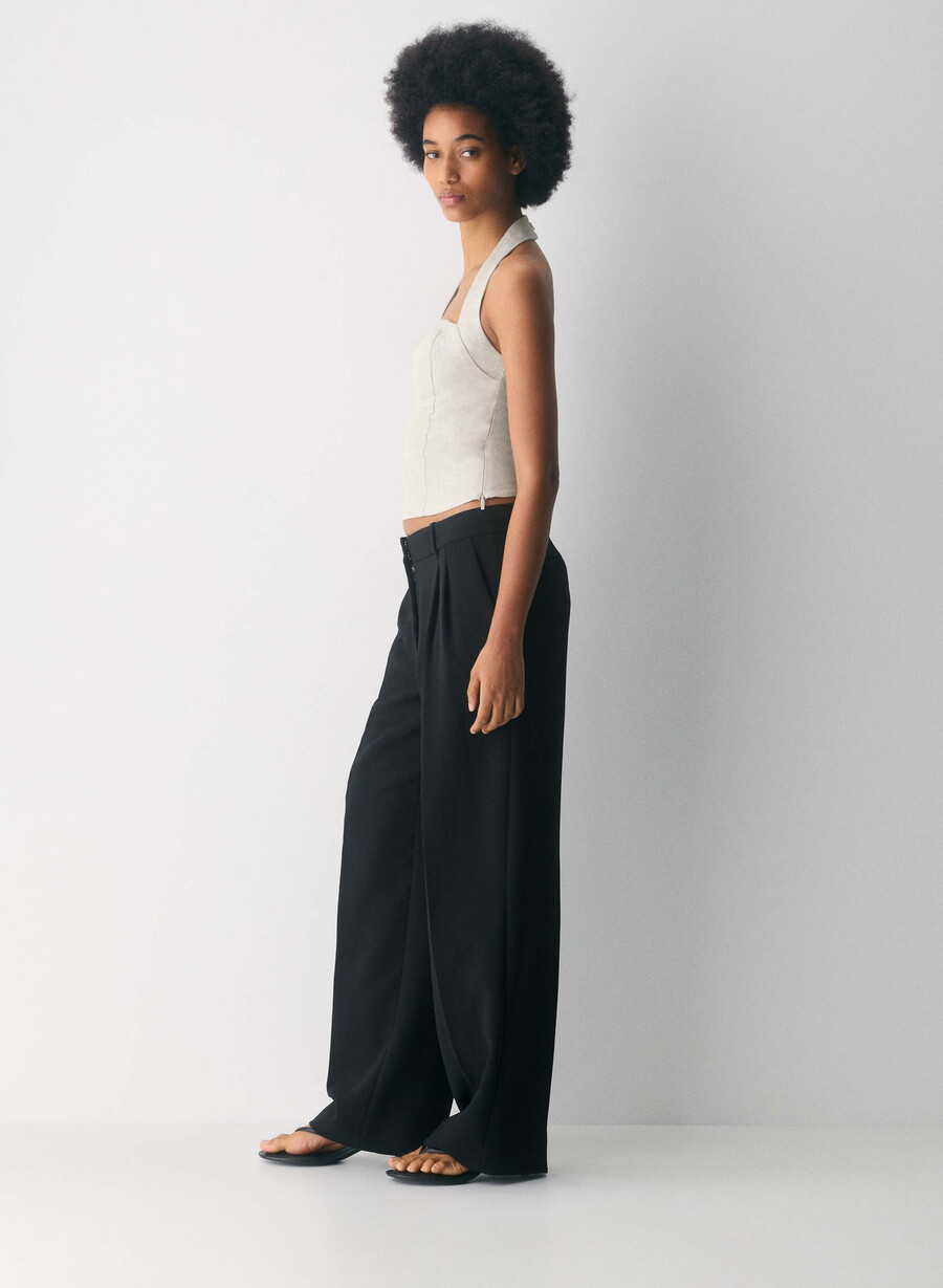 top halter din in whisper nevopsit ecru