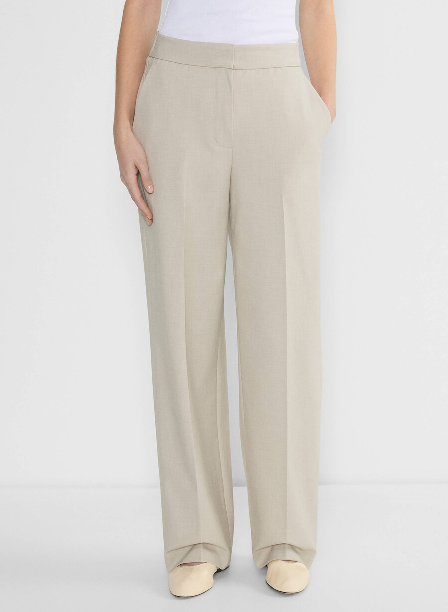 pantalonii limitless - ressential light heather matte pearl