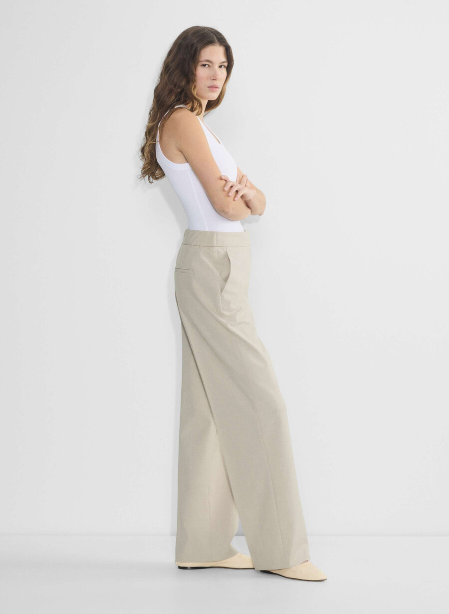 pantalonii limitless - ressential light heather matte pearl