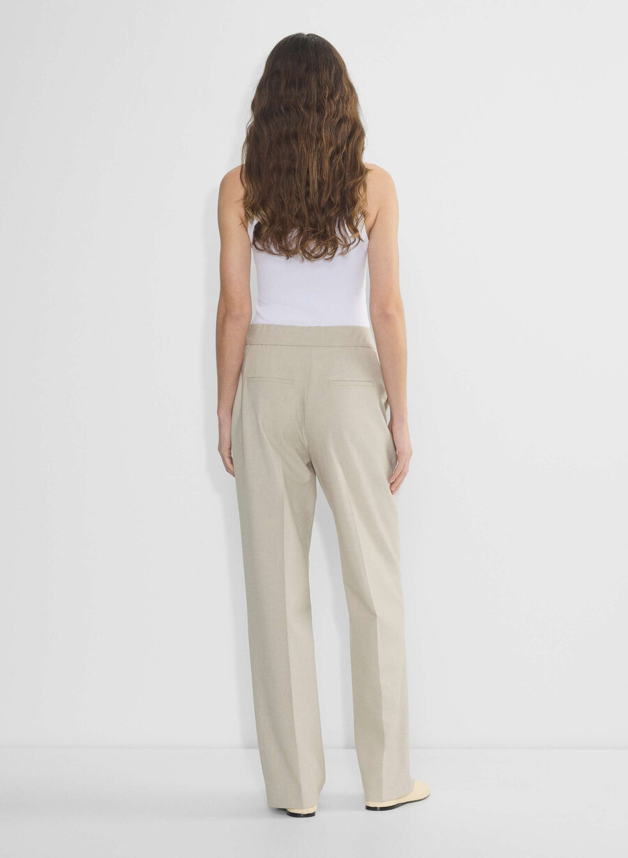 pantalonii limitless - ressential light heather matte pearl