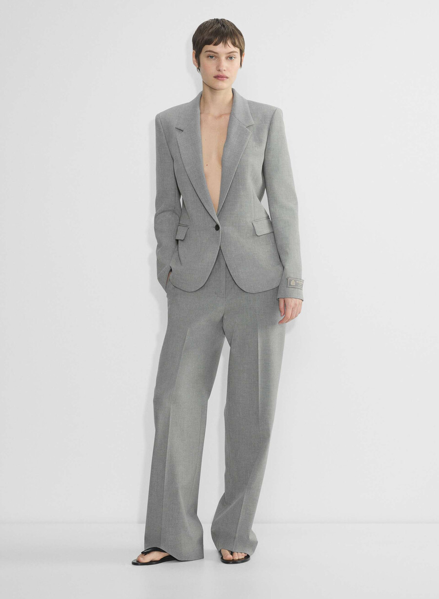 pantalonii limitless - ressential gri închis deschis heather