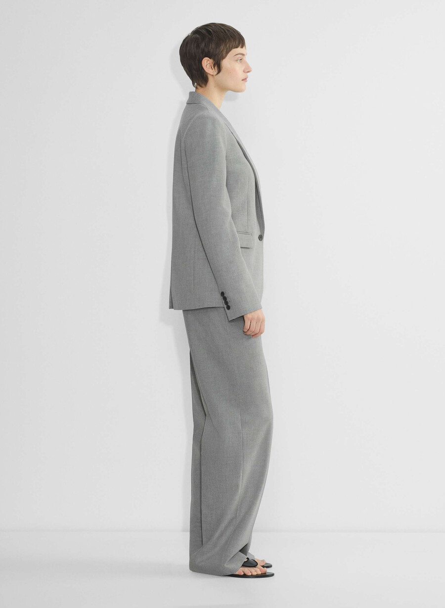 pantalonii limitless - ressential gri închis deschis heather