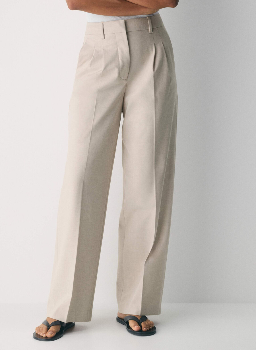 pantalonii fără efort - ressential light heather matte pearl