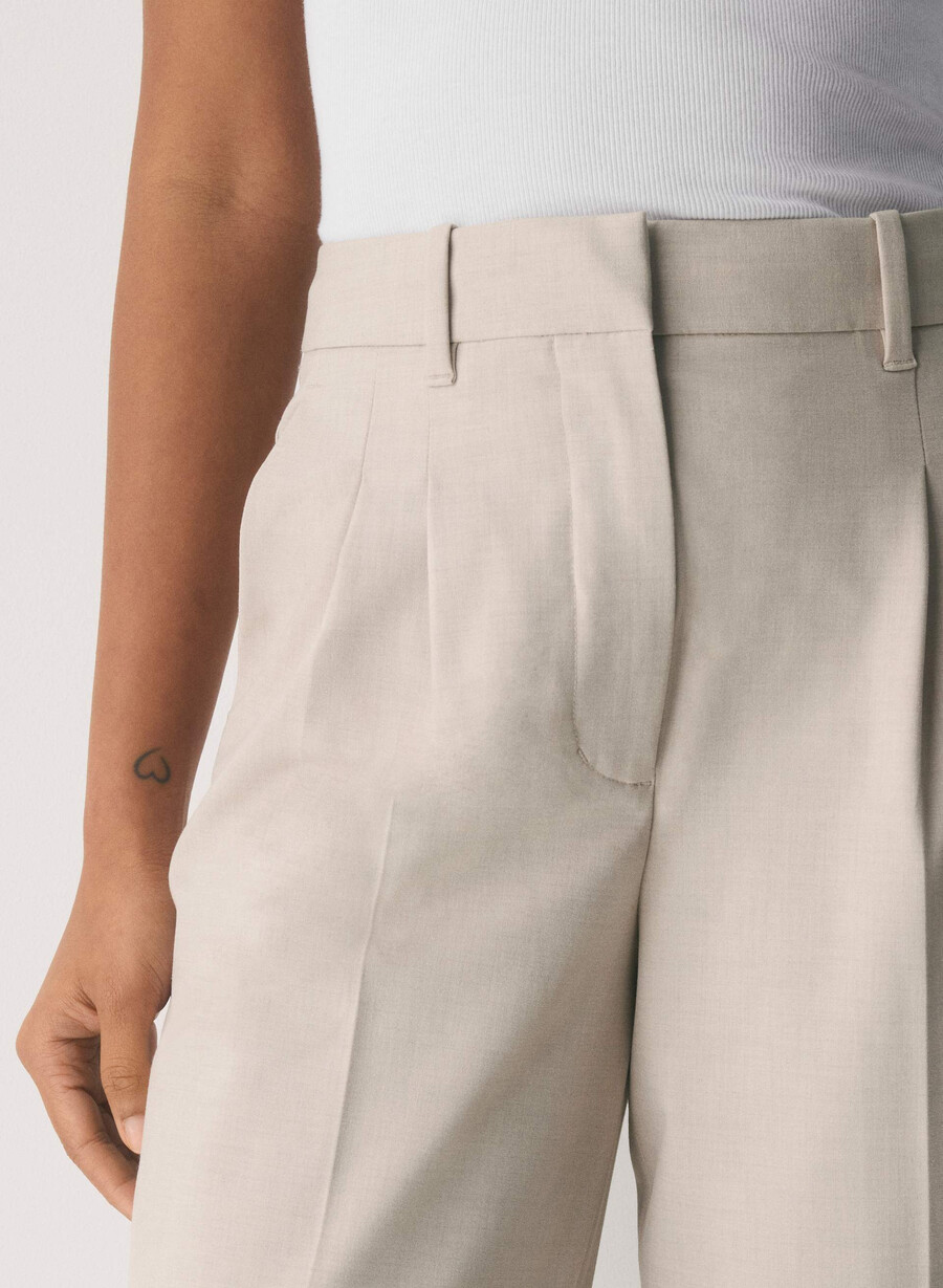 pantalonii fără efort - ressential light heather matte pearl