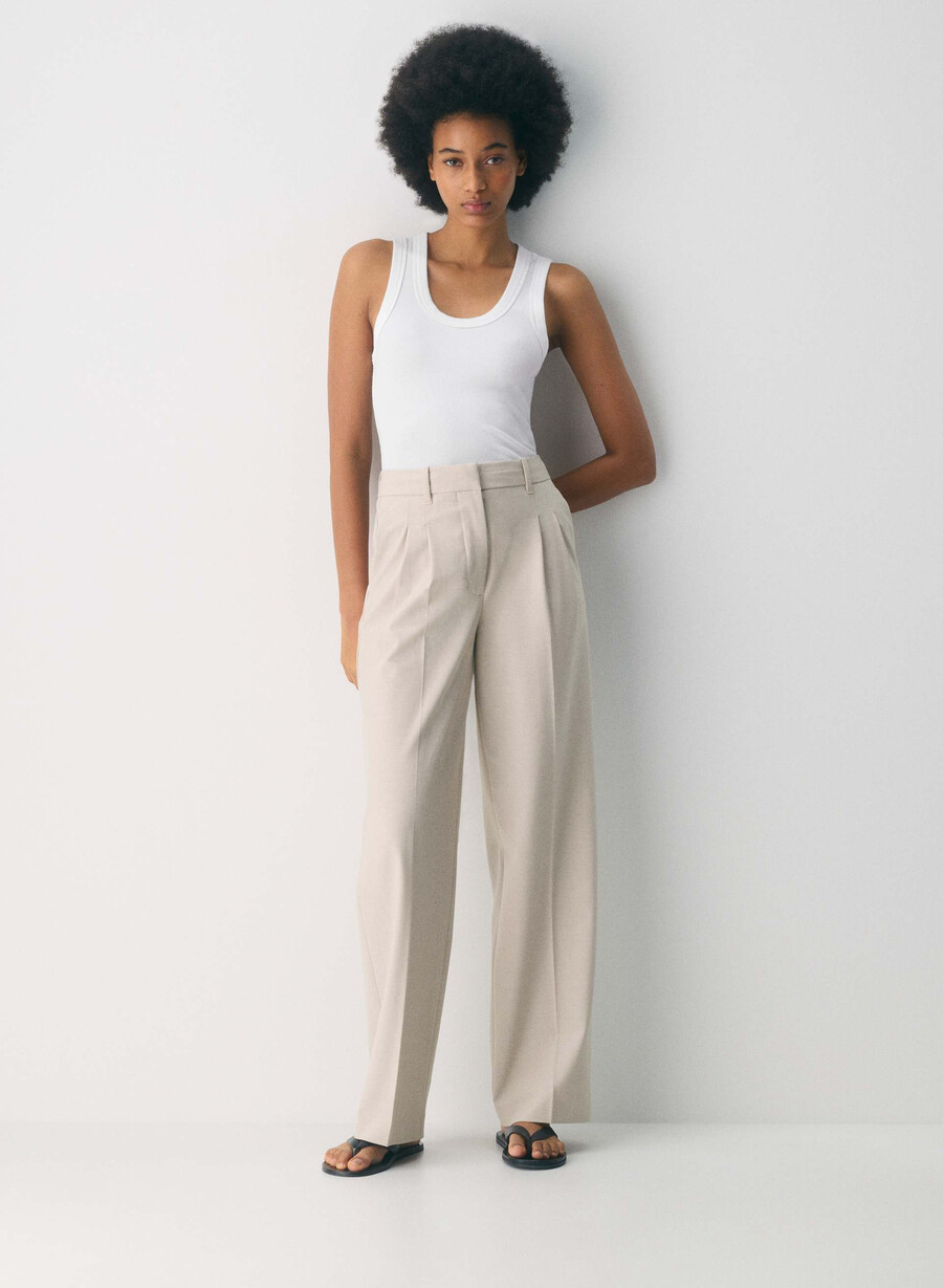 pantalonii fără efort - ressential light heather matte pearl