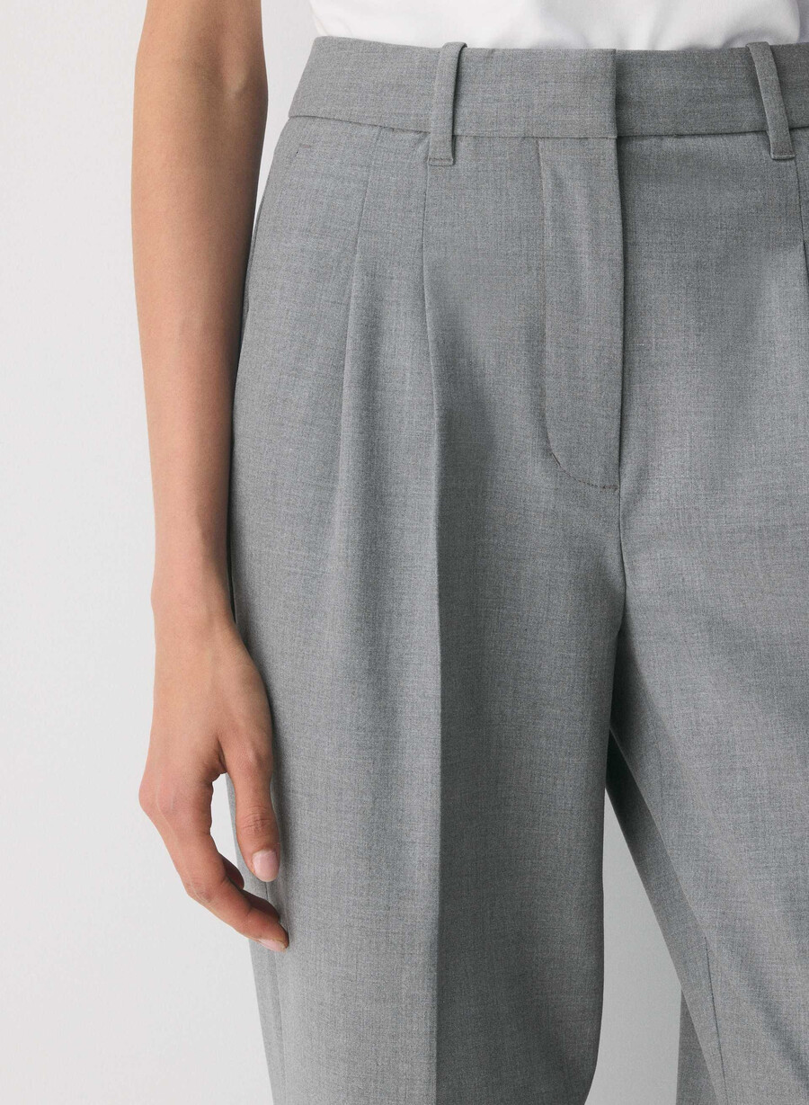 pantalonii effortless - ressential gri închis deschis heather