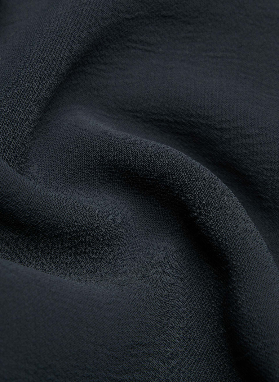 pantalonii scurți the effortless pant cu croială curbată - crepette bleumarin Închis