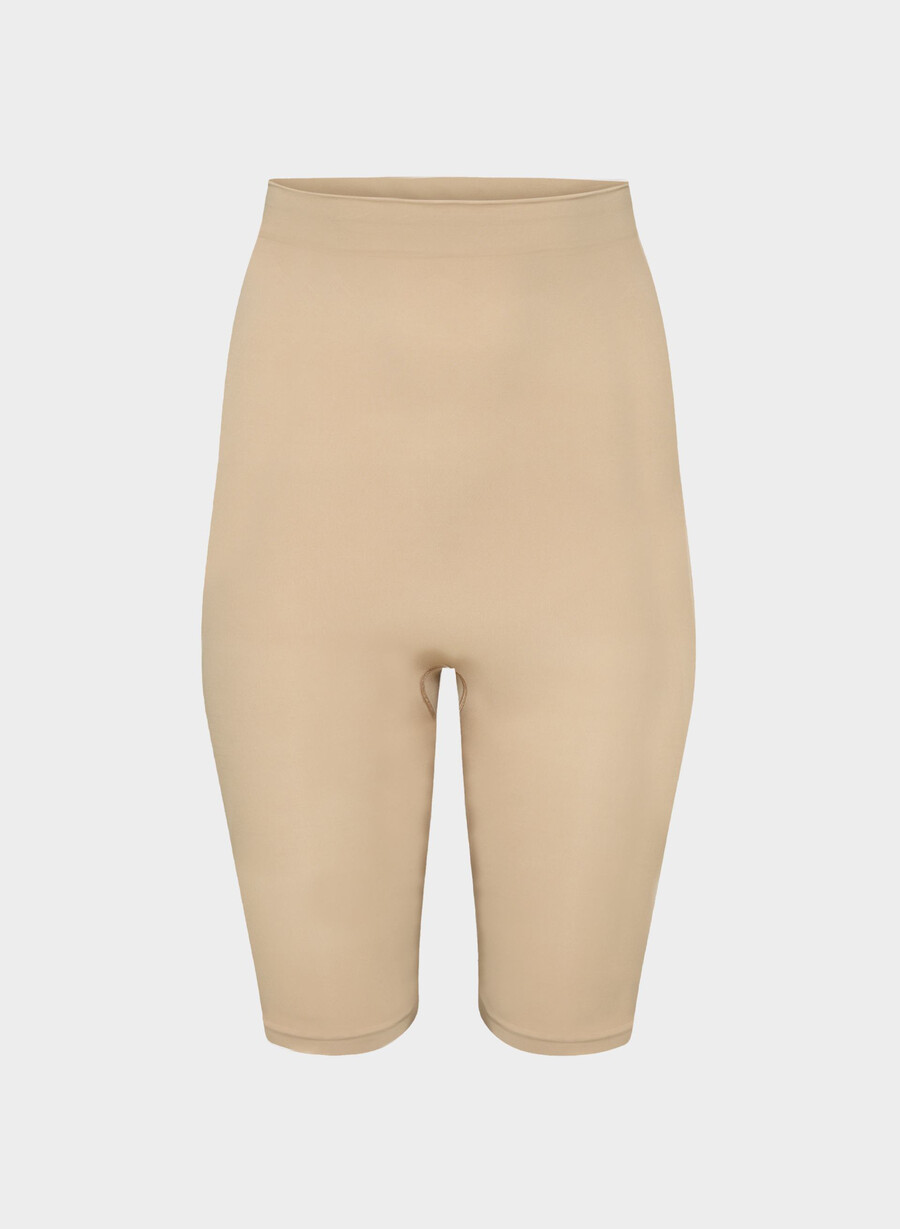 shapeenhance short fără cusături talie înaltă soft brown