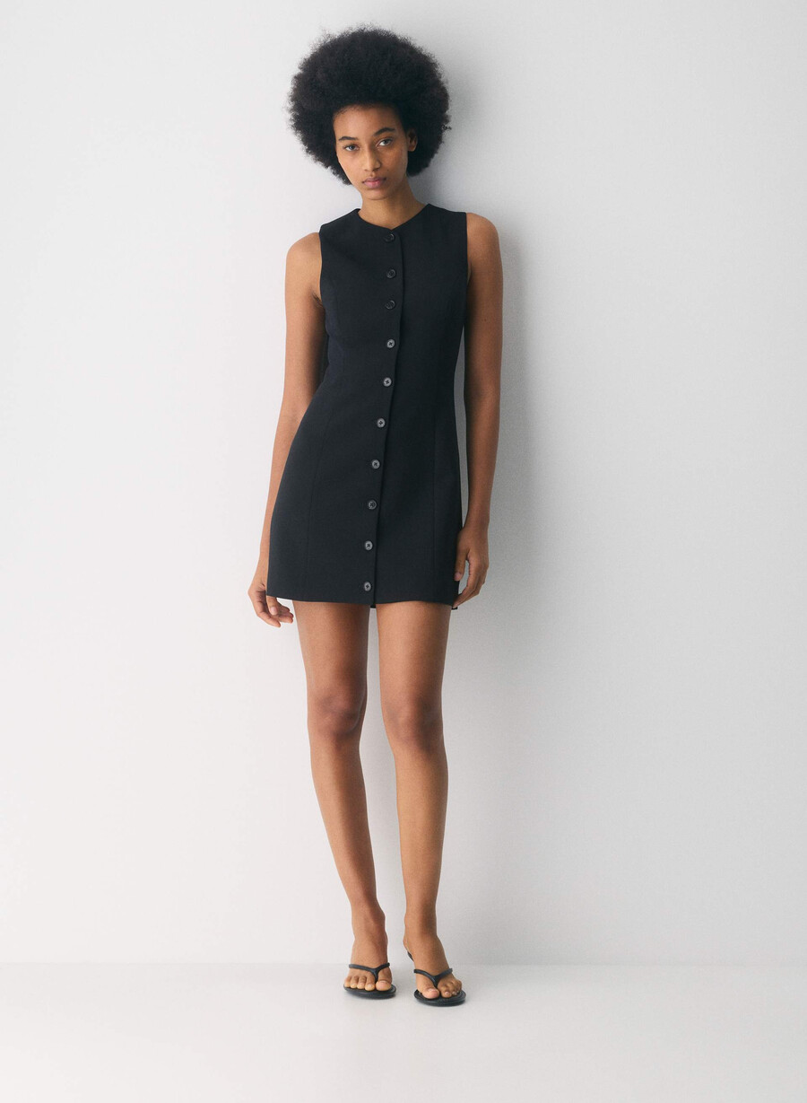 rochie regală - crepette negru