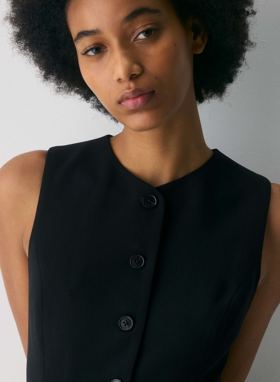 rochie regală - crepette negru