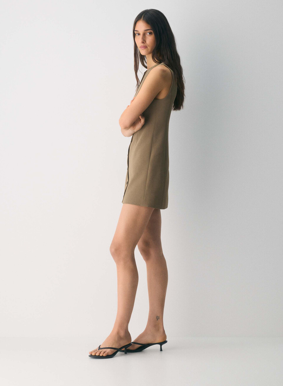 rochie regal - crepette folio brown