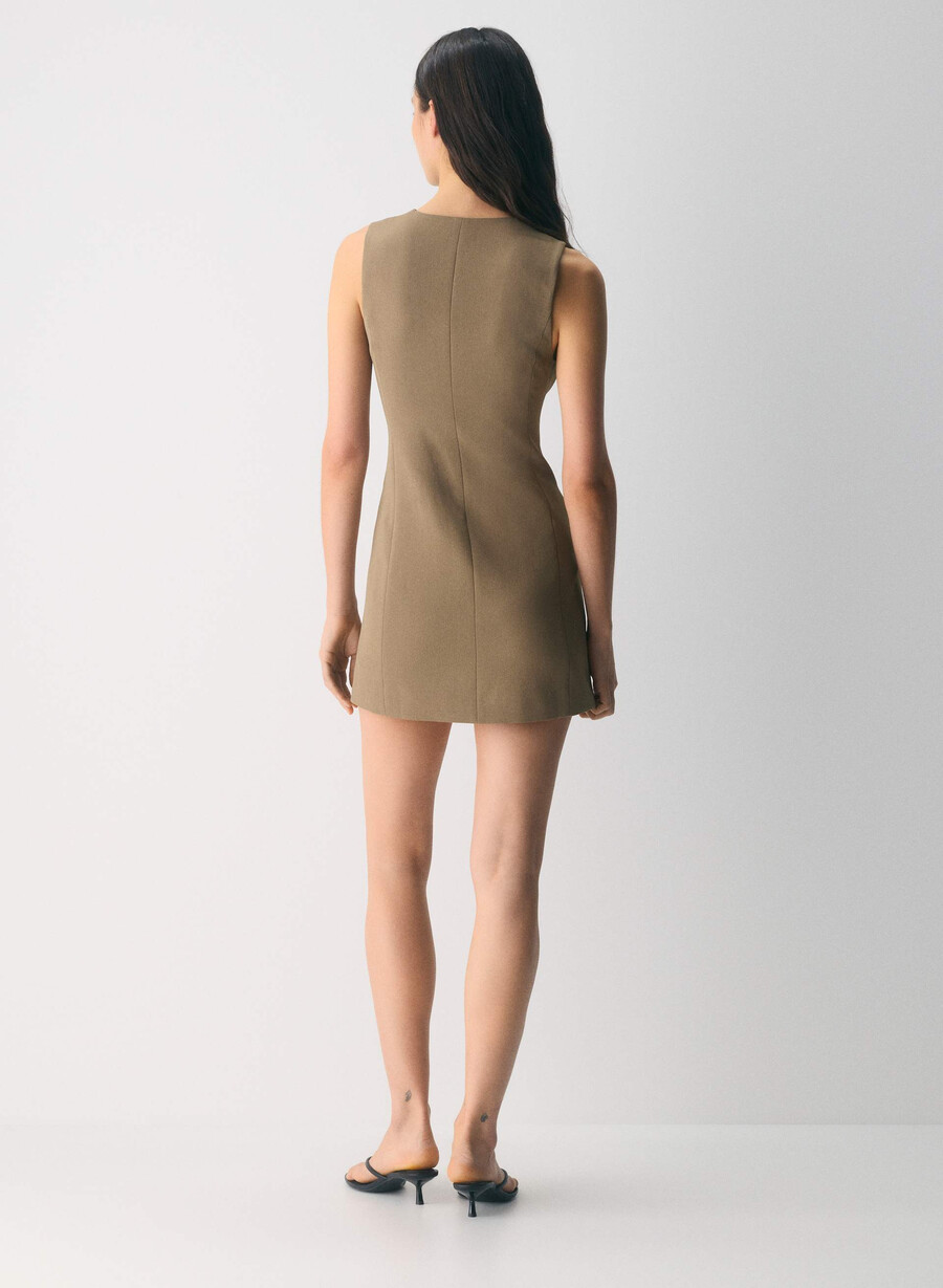 rochie regal - crepette folio brown