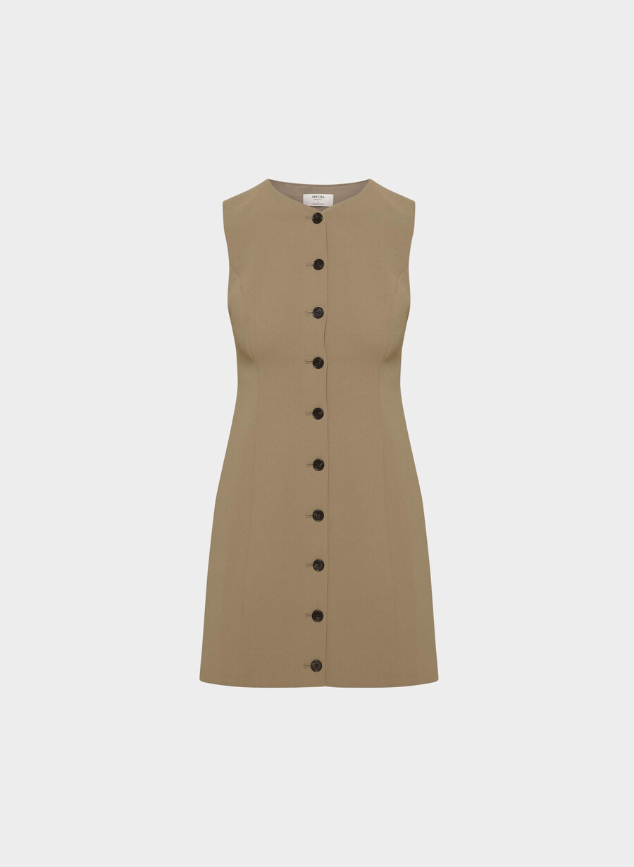 rochie regal - crepette folio brown