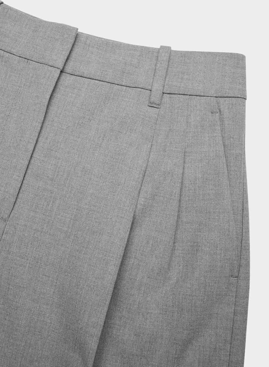 pantaloni scurți the effortless short la mijlocul coapsei - ressential gri închis deschis heather