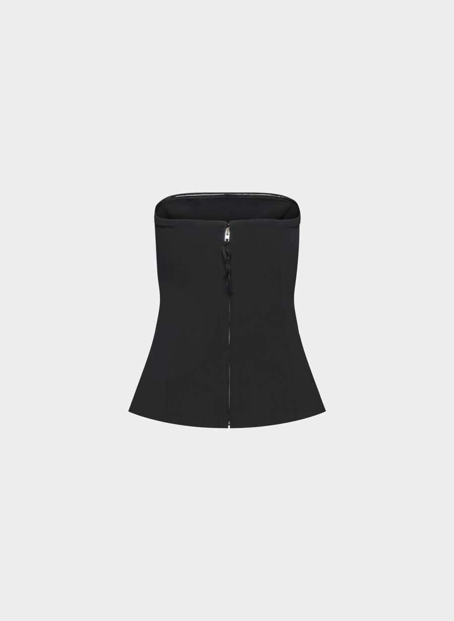 top tubular posh - crepette negru