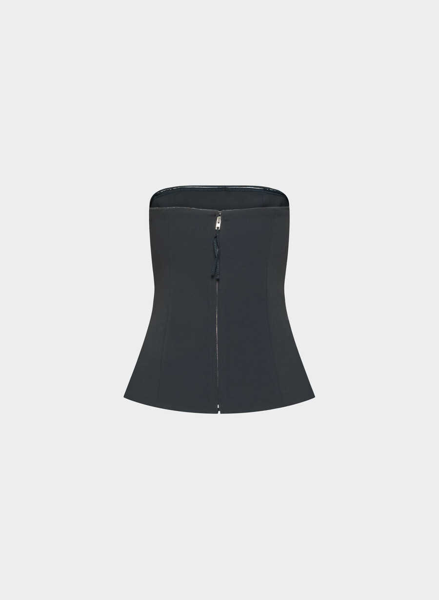 top tubular posh - crepette bleumarin bleumarin Închis
