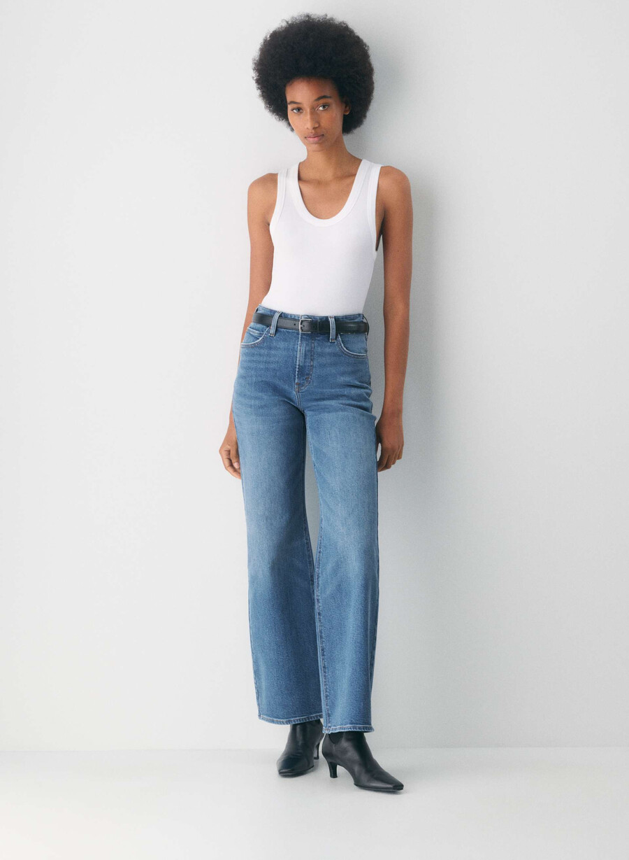 denim forum blugi largi cu talie înaltă model anii 90 model kiss n tell black 5 ani
