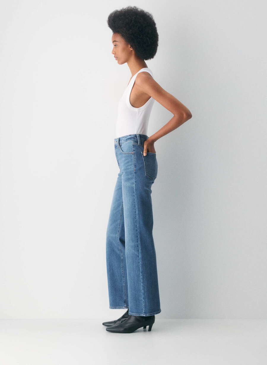 denim forum blugi largi cu talie înaltă model anii 90 model kiss n tell black 5 ani