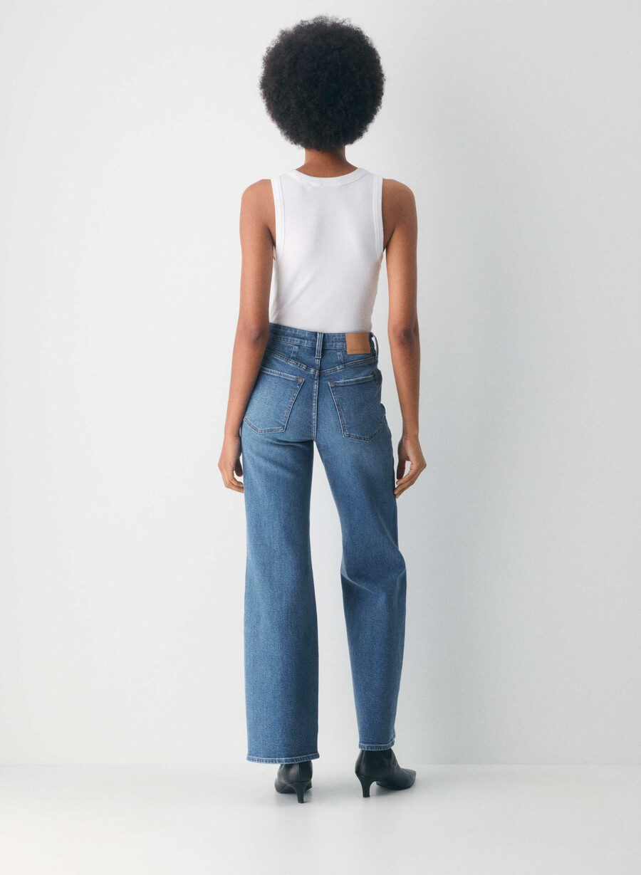 denim forum blugi largi cu talie înaltă model anii 90 model kiss n tell black 5 ani