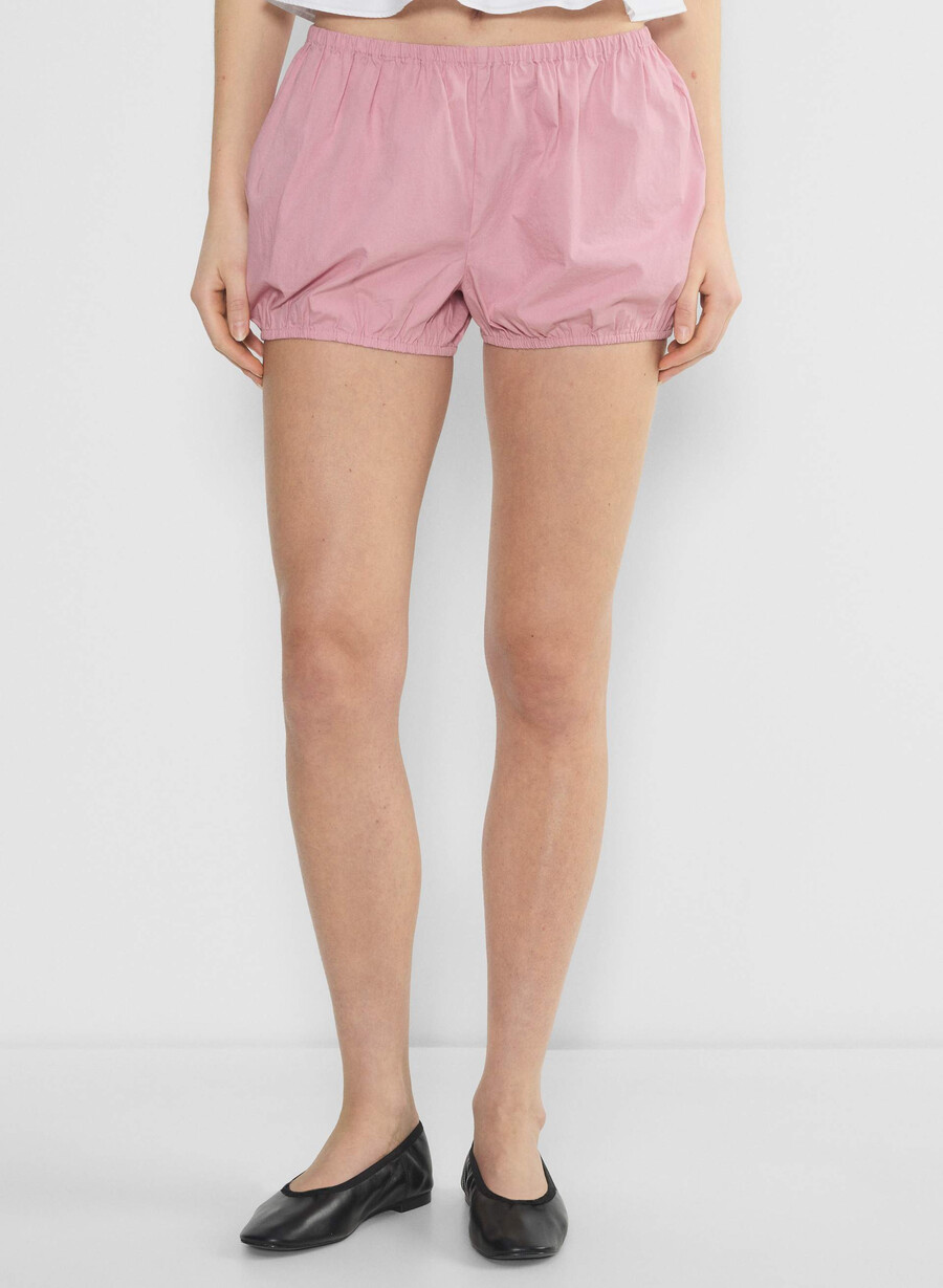 pantaloni scurți espresso poplin roz acriu