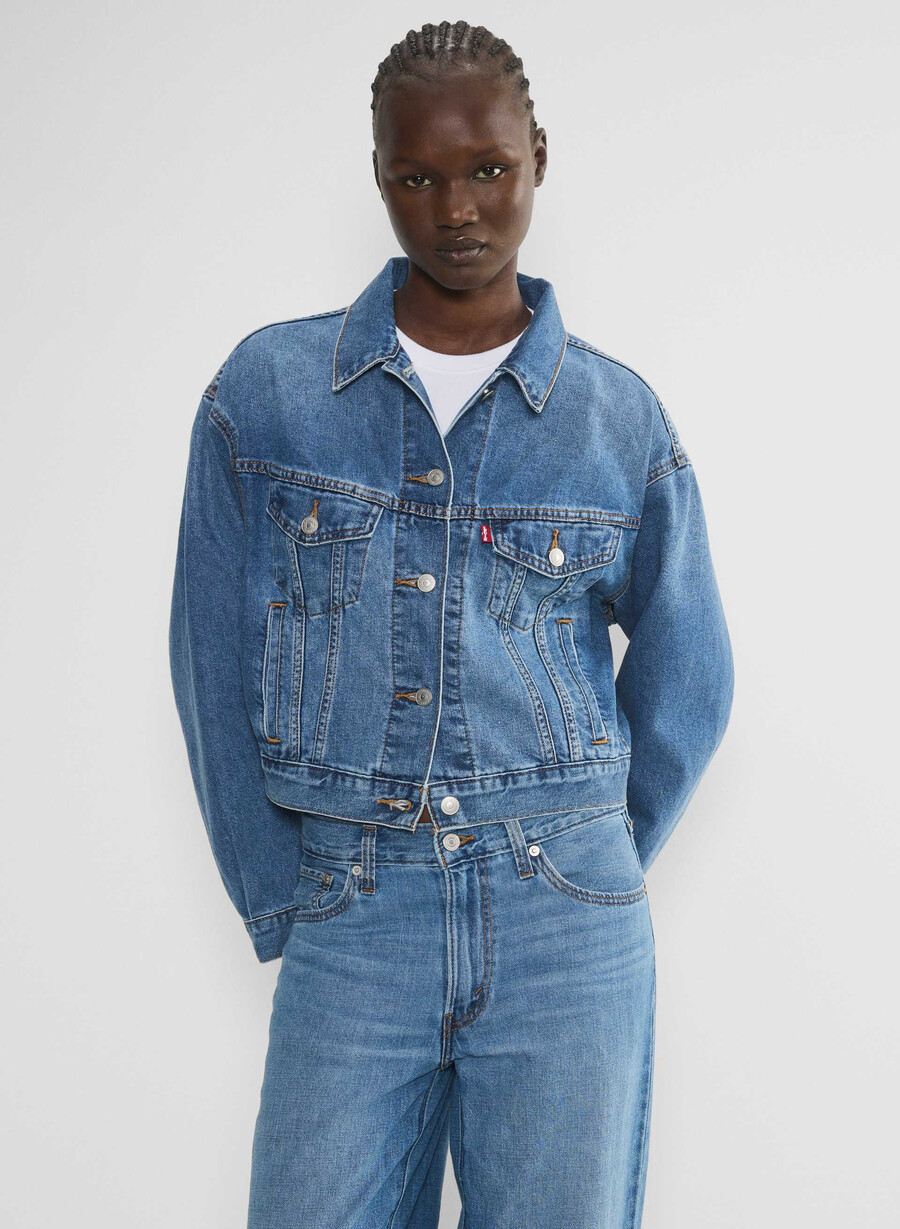 geacă levis shrunken 90 trucker cool city whip