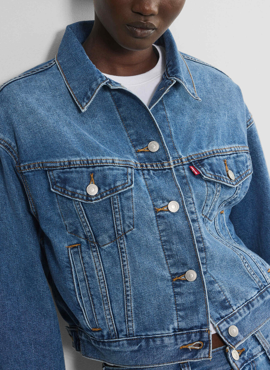 geacă levis shrunken 90 trucker cool city whip