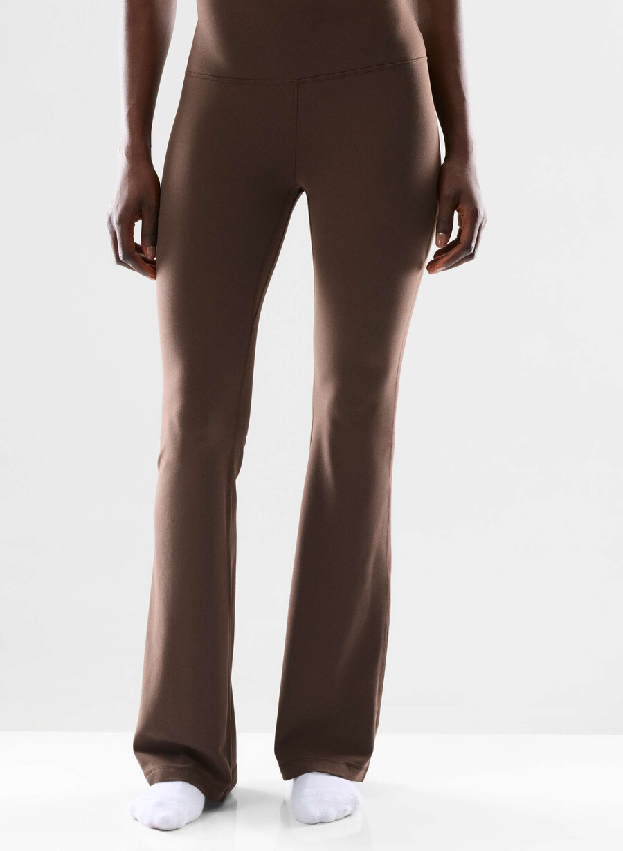 colanți butter cheeky hi-rise flare 32 maro mocha