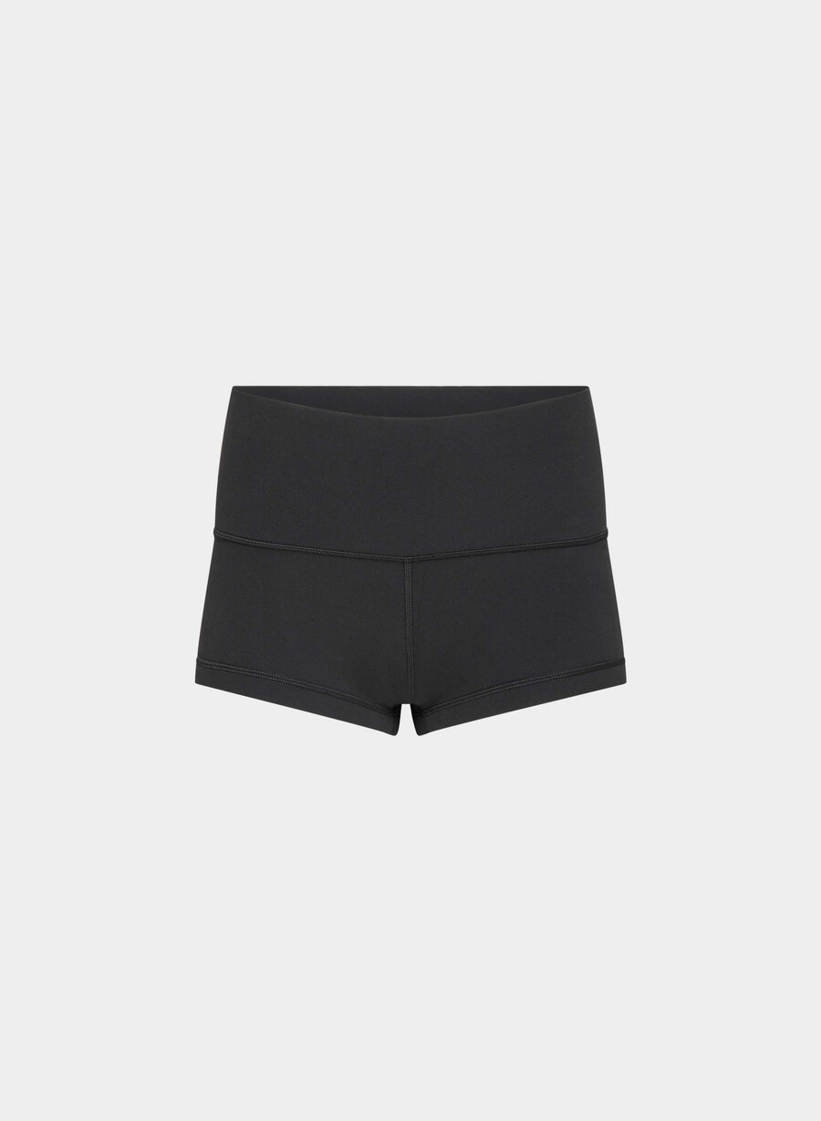 pantaloni scurți butter cheeky hi-rise 38 cm negri