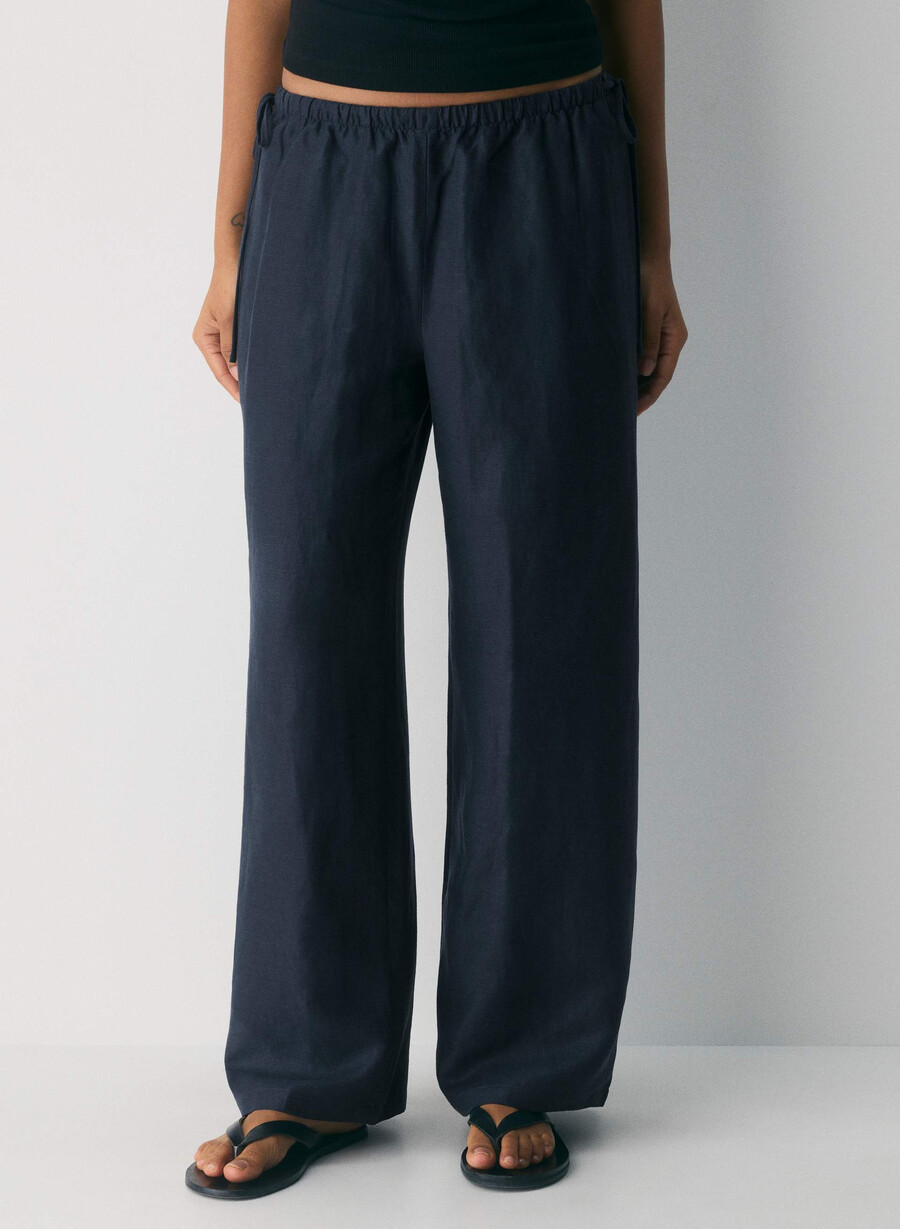 pantaloni cruiselinen artisan bleumarin Închis