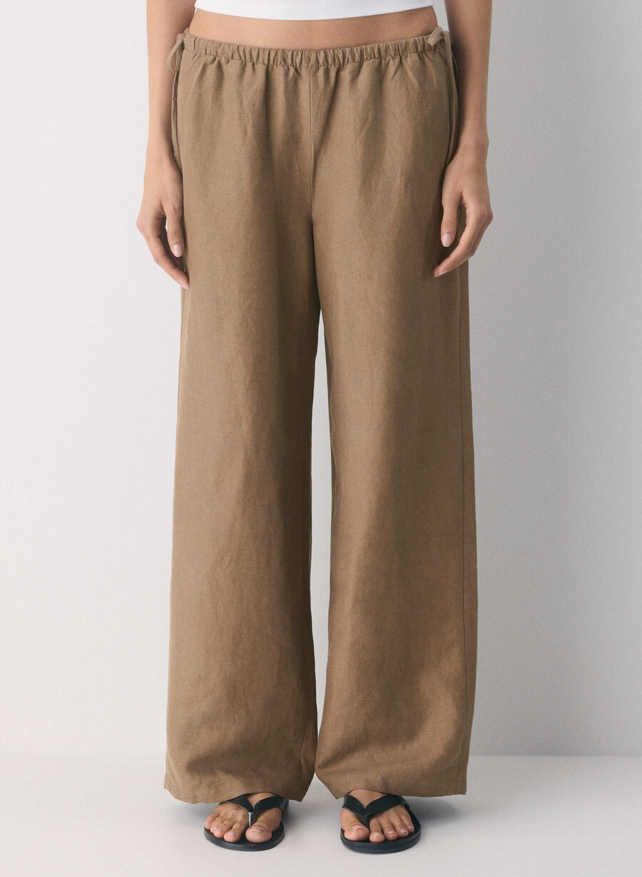 pantaloni artizanali cruiselinen folio maro