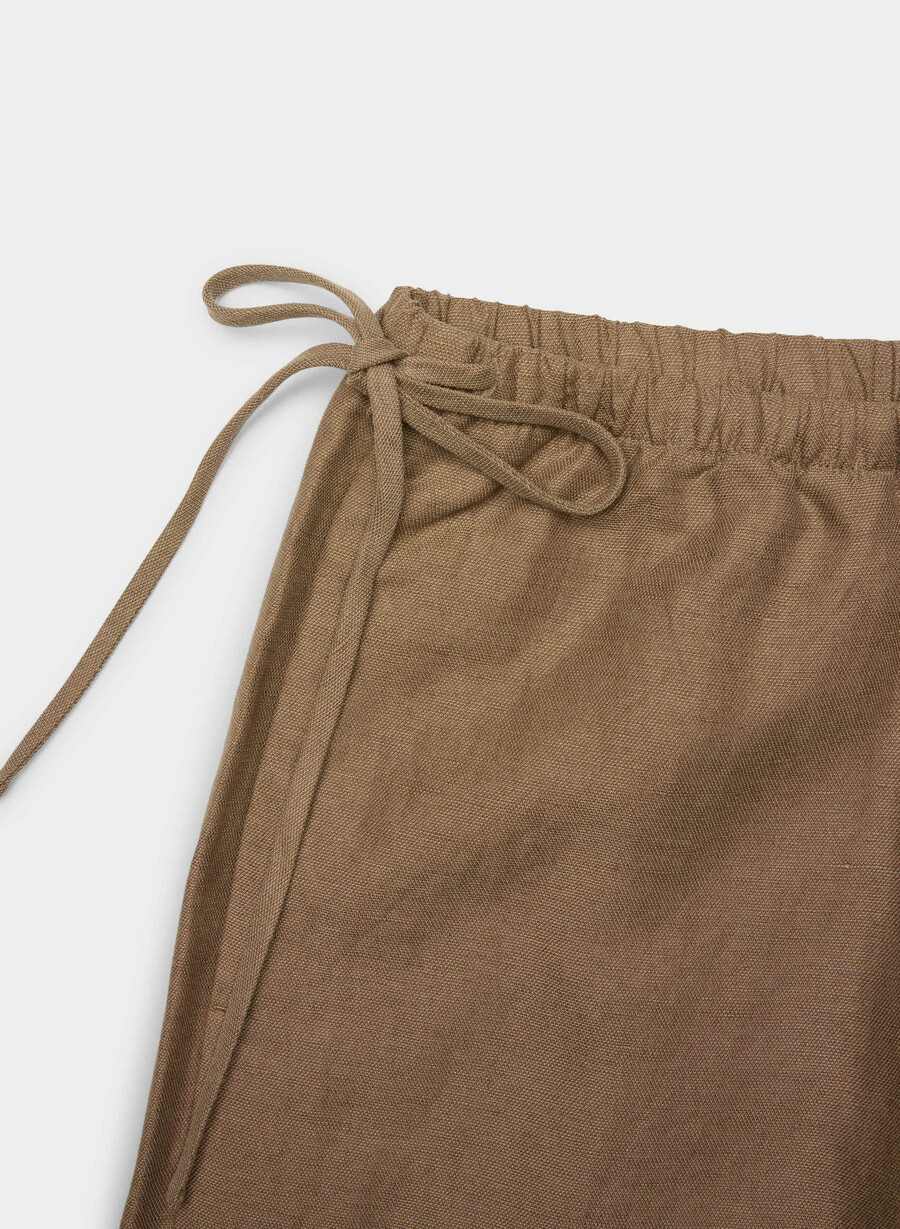 pantaloni artizanali cruiselinen folio maro