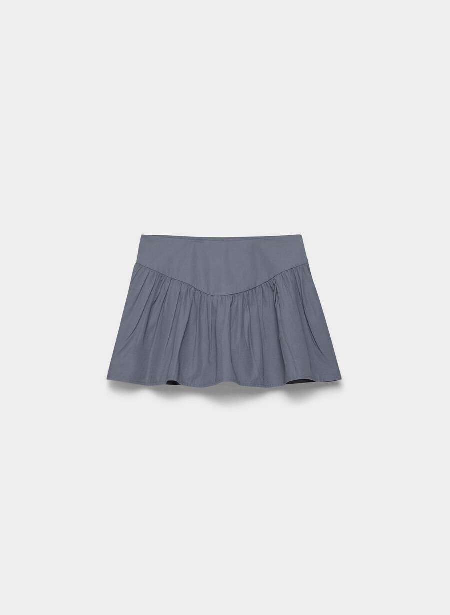 slipper poplin skort vintage navy