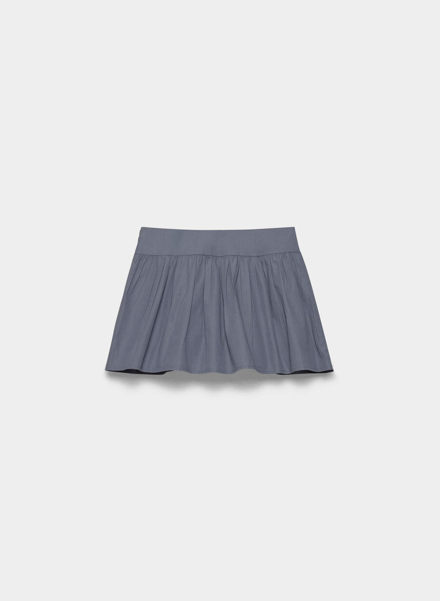 slipper poplin skort vintage navy