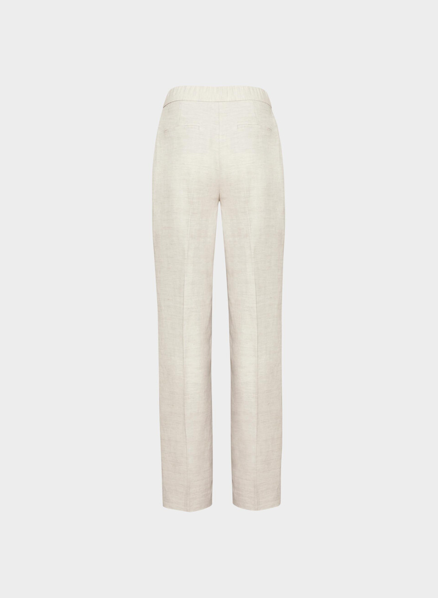 pantalonii limitless pant cu croială curbată - cruiselinen natural ecru