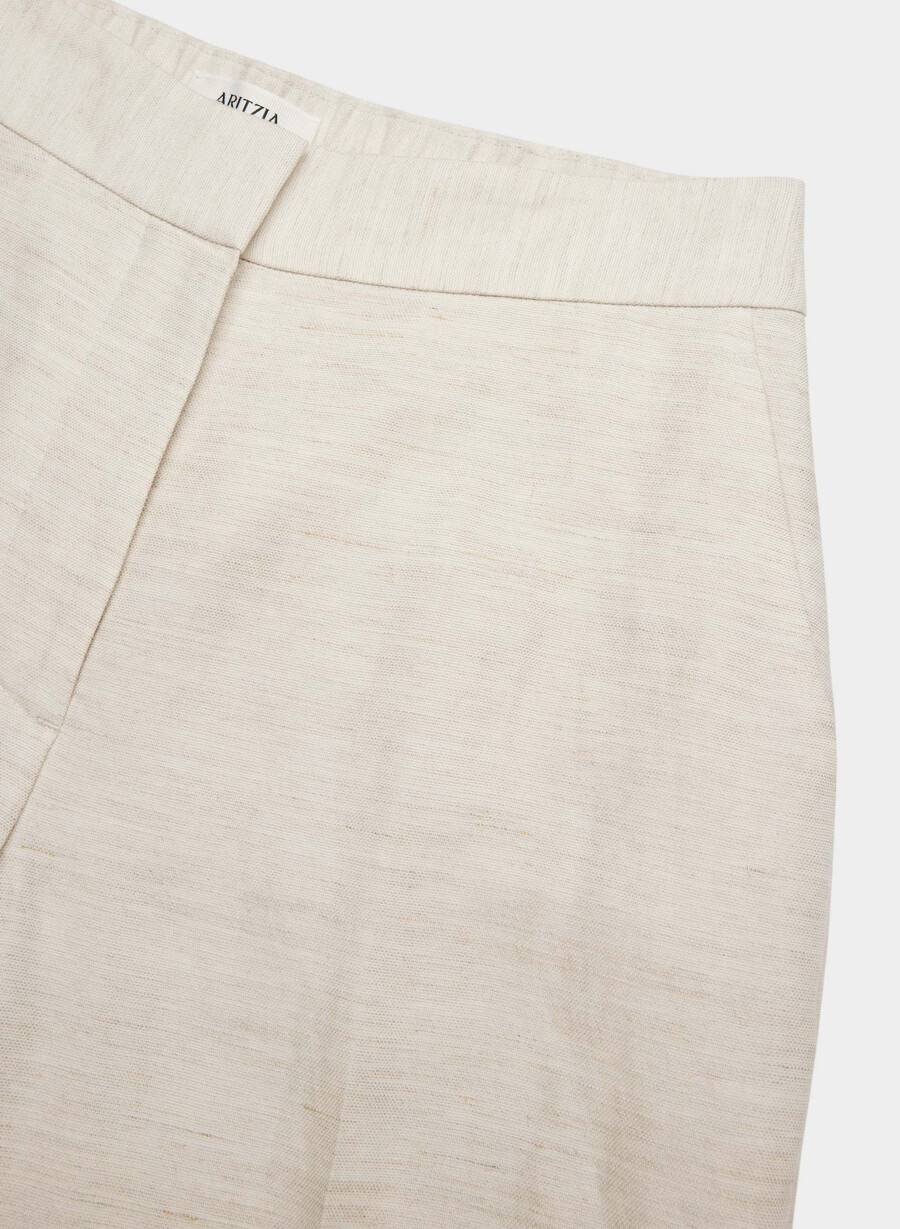 pantalonii limitless pant cu croială curbată - cruiselinen natural ecru